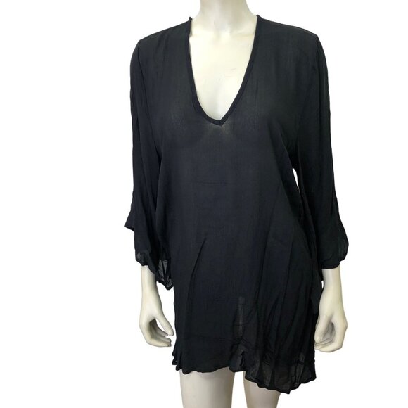 Anne Cole Limited Edition Ladies Flounce V-Neck Tunic Cover-up XS/S‎ NWT - Picture 1 of 8